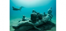 Europe’s first underwater sculpture garden in place Photo